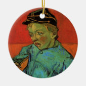 Van Gogh, Schoolboy (Camille Roulin),  kunst Keramisch Ornament (Voorkant)