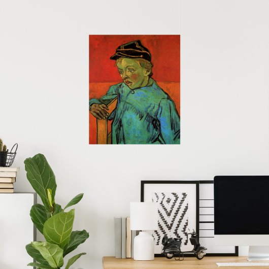 Van Gogh, Schoolboy (Camille Roulin),  kunst Poster (Thuiskantoor)