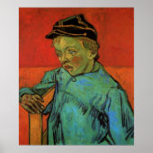 Van Gogh, Schoolboy (Camille Roulin),  kunst Poster (Voorkant)