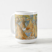 Van Gogh Schoven Tarwe Fijne Kunst Mok (Voorkant links)