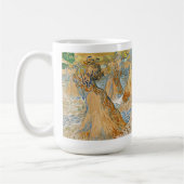 Van Gogh Schoven Tarwe Fijne Kunst Mok (Links)