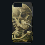 Van Gogh | Schuif met brandende sigaret | 1886 iPhone 8/7 Plus Hoesje<br><div class="desc">"Skull of a Skeleton with Burning Cigarette" werd in 1886 voltooid door Vincent Van Gogh</div>