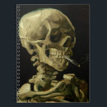 Van Gogh | Schuif met brandende sigaret | 1886 Notitieboek<br><div class="desc">"Skull of a Skeleton with Burning Cigarette" werd in 1886 voltooid door Vincent Van Gogh</div>