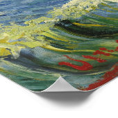 Van Gogh - Seascape bij Les Saintes-Maries-de-la-m Poster (Hoek)