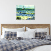 Van Gogh - Seascape bij Saintes-Maries Canvas Afdruk (Insitu (Slaapkamer))