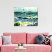 Van Gogh - Seascape bij Saintes-Maries Canvas Afdruk (Insitu (Woonkamer))