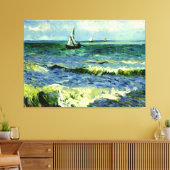 Van Gogh - Seascape bij Saintes-Maries Canvas Afdruk (Insitu (Woonkamer))