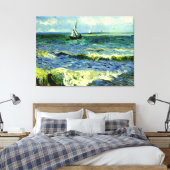 Van Gogh - Seascape bij Saintes-Maries Canvas Afdruk (Insitu (Slaapkamer))