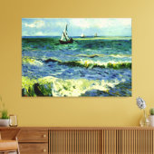 Van Gogh - Seascape bij Saintes-Maries Canvas Afdruk (Insitu (Woonkamer))