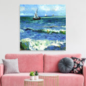Van Gogh - Seascape Canvas Afdruk (Insitu (Woonkamer))