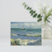 Van Gogh Seascape in Saintes Maries de la Mer Briefkaart (Staand voorkant)