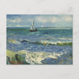 Van Gogh Seascape in Saintes Maries de la Mer Briefkaart