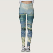 Van Gogh Seascape in Saintes Maries de la Mer Leggings (Voorkant)
