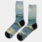 Van Gogh Seascape in Saintes Maries de la Mer Sokken (Links)