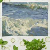 Van Gogh Seascape in Saintes Maries de la Mer Theedoek (Gevouwen)