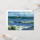 Van Gogh - Seascape Kaart (Voorkant / Achterkant in situ)