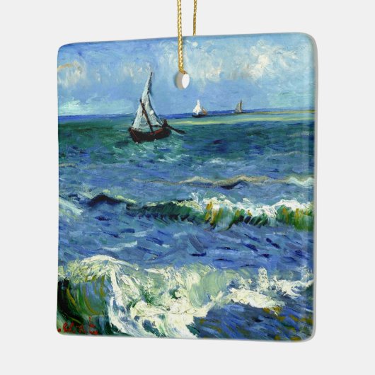 Van Gogh - Seascape Keramisch Ornament (Links)