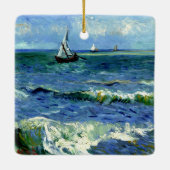 Van Gogh - Seascape Keramisch Ornament (Achterkant)