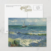 Van Gogh Seascape Post Card Briefkaart (Voorkant / Achterkant)