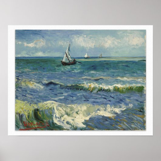 Van Gogh Seascape Poster (Voorkant)