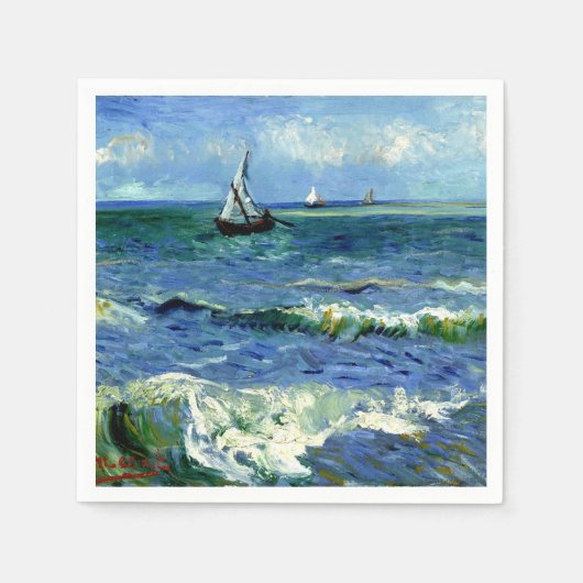 Van Gogh - Seascape Servet (Voorkant)