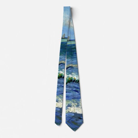 Van Gogh - Seascape Stropdas (Achterkant)