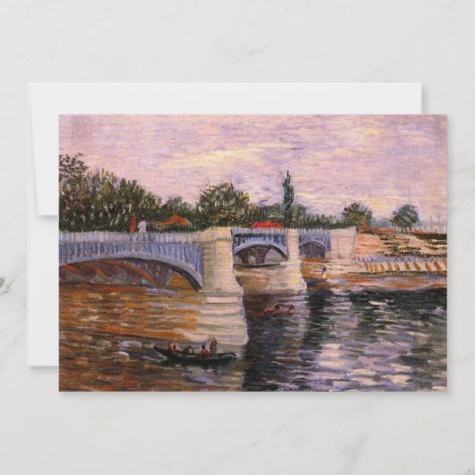 Van Gogh Seine, met Pont del Grande Jette (Voorkant)