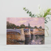 Van Gogh Seine, met Pont del Grande Jette (Staand voorkant)