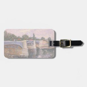 Van Gogh Seine, met Pont del Grande Jette Bagagelabel