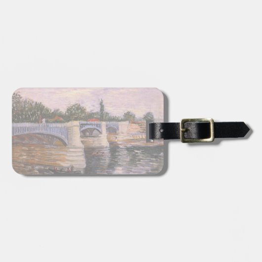 Van Gogh Seine, met Pont del Grande Jette Bagagelabel (Voorkant horizontaal)