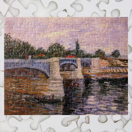 Van Gogh Seine, met Pont del Grande Jette Legpuzzel