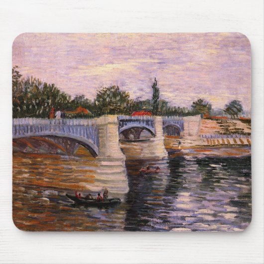 Van Gogh Seine, met Pont del Grande Jette Muismat (Voorkant)