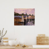 Van Gogh Seine, met Pont del Grande Jette Poster (Keuken)