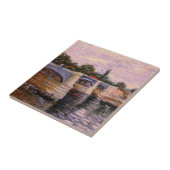 Van Gogh Seine, met Pont del Grande Jette Tegeltje (Zijkant)