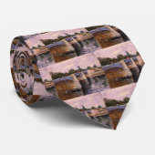 Van Gogh Seine-rivier met Pont del Grande Jette Stropdas (Opgerold)