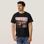 Van Gogh Seine rivier met Pont del Grande Jette T-shirt (Voorkant volledig)