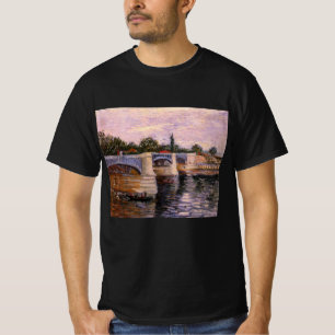 Van Gogh Seine-rivier met Pont del Grande Jette T-shirt