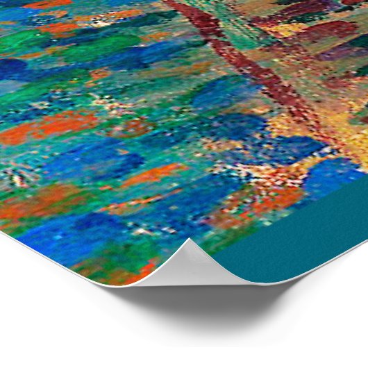 Van Gogh - Self-Portrait, 1887, Vincent van Gogh, Poster (Hoek)