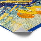 Van Gogh - Self-Portrait, 1889 (borstels en esel) Poster (Hoek)