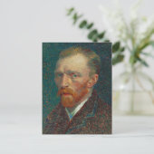 Van Gogh Self Portrait Art Painting Briefkaart (Staand voorkant)