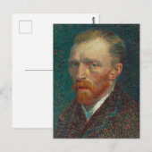 Van Gogh Self Portrait Art Painting Briefkaart (Voorkant / Achterkant)