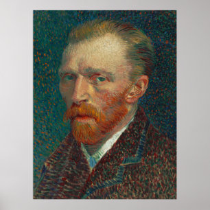 Van Gogh Self Portrait Art Painting Poster