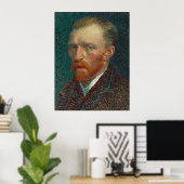 Van Gogh Self Portrait Art Painting Poster (Thuiskantoor)