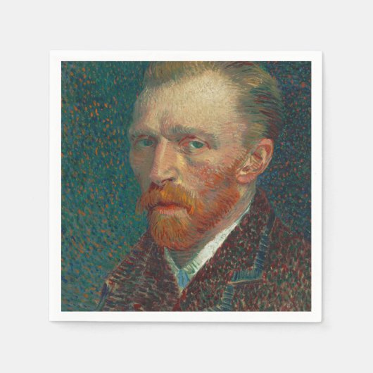 Van Gogh Self Portrait Art Painting Servet (Voorkant)