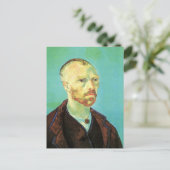 Van Gogh Self Portrait (bestemd voor Paul Gauguin) Briefkaart (Staand voorkant)