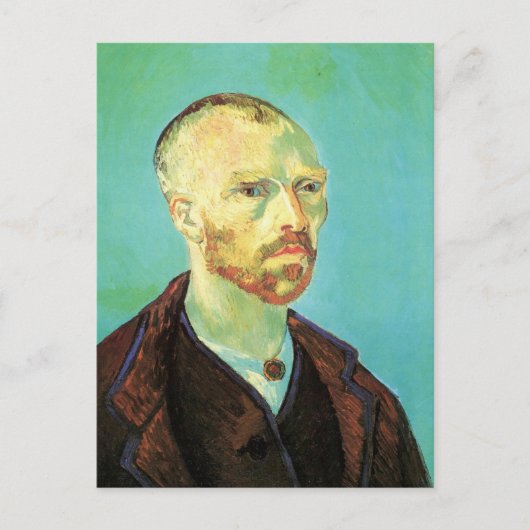 Van Gogh Self Portrait (bestemd voor Paul Gauguin) Briefkaart (Voorkant)