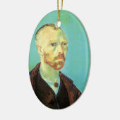 Van Gogh Self Portrait (bestemd voor Paul Gauguin) Keramisch Ornament (Links)