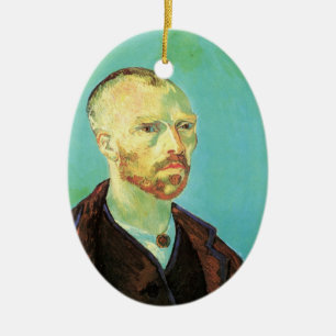 Van Gogh Self Portrait (bestemd voor Paul Gauguin) Keramisch Ornament