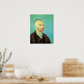 Van Gogh Self Portrait (bestemd voor Paul Gauguin) Poster (Keuken)
