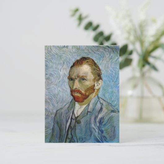 Van Gogh Self-Portrait Briefkaart (Staand voorkant)